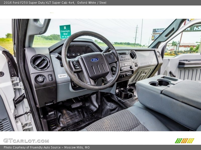 Oxford White / Steel 2016 Ford F250 Super Duty XLT Super Cab 4x4