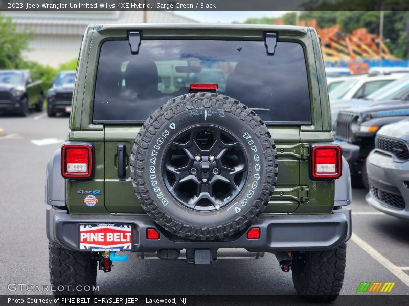 Sarge Green / Black 2023 Jeep Wrangler Unlimited Willys 4XE Hybrid