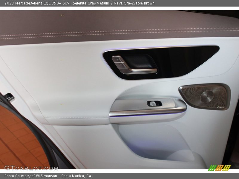 Selenite Gray Metallic / Neva Gray/Sable Brown 2023 Mercedes-Benz EQE 350+ SUV