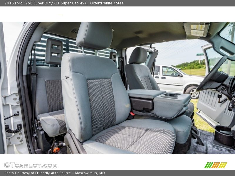 Oxford White / Steel 2016 Ford F250 Super Duty XLT Super Cab 4x4