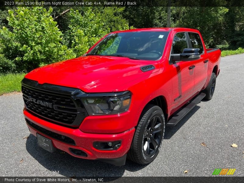 Flame Red / Black 2023 Ram 1500 Big Horn Night Edition Crew Cab 4x4