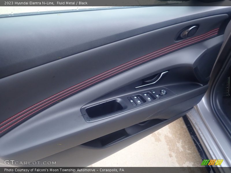 Fluid Metal / Black 2023 Hyundai Elantra N-Line