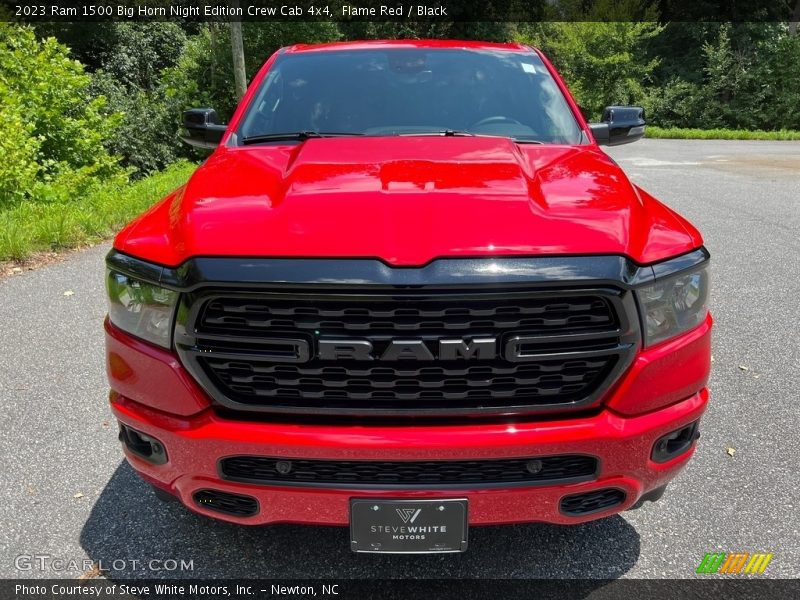 Flame Red / Black 2023 Ram 1500 Big Horn Night Edition Crew Cab 4x4