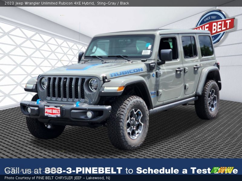 Sting-Gray / Black 2023 Jeep Wrangler Unlimited Rubicon 4XE Hybrid