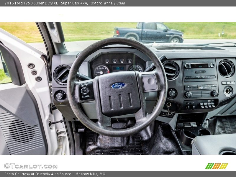 Oxford White / Steel 2016 Ford F250 Super Duty XLT Super Cab 4x4