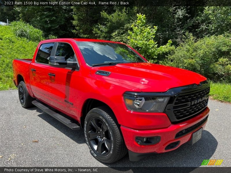 Front 3/4 View of 2023 1500 Big Horn Night Edition Crew Cab 4x4