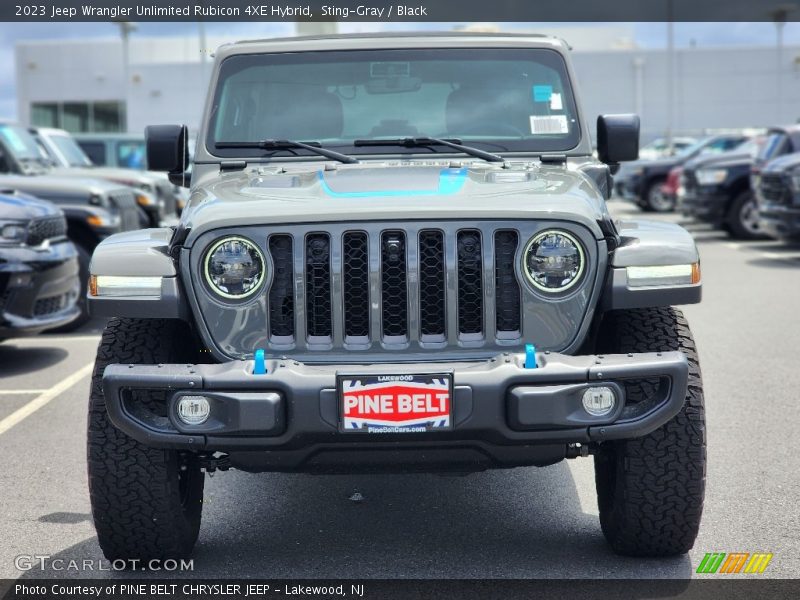 Sting-Gray / Black 2023 Jeep Wrangler Unlimited Rubicon 4XE Hybrid