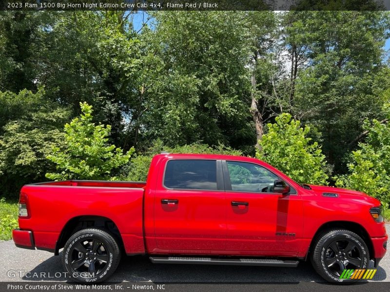  2023 1500 Big Horn Night Edition Crew Cab 4x4 Flame Red