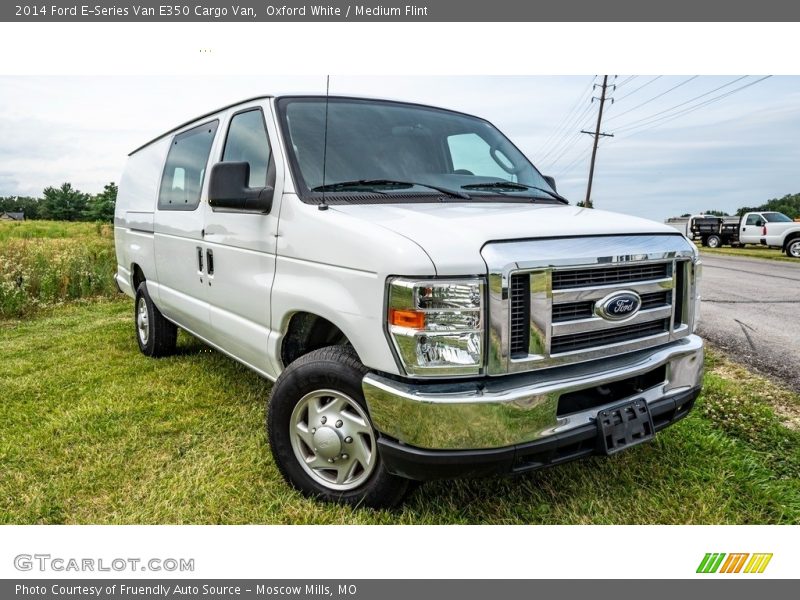 Oxford White / Medium Flint 2014 Ford E-Series Van E350 Cargo Van