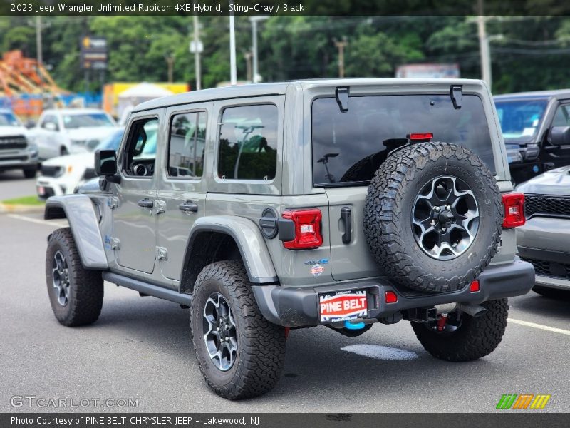 Sting-Gray / Black 2023 Jeep Wrangler Unlimited Rubicon 4XE Hybrid
