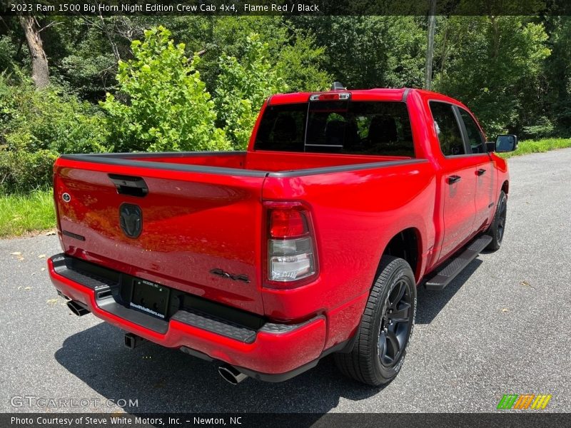 Flame Red / Black 2023 Ram 1500 Big Horn Night Edition Crew Cab 4x4
