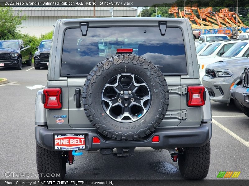 Sting-Gray / Black 2023 Jeep Wrangler Unlimited Rubicon 4XE Hybrid