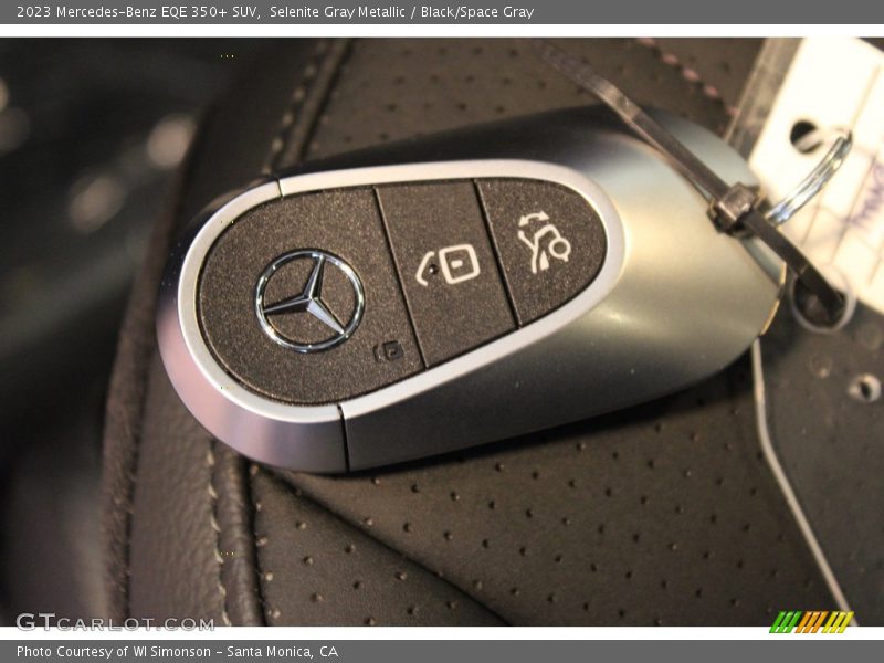 Selenite Gray Metallic / Black/Space Gray 2023 Mercedes-Benz EQE 350+ SUV