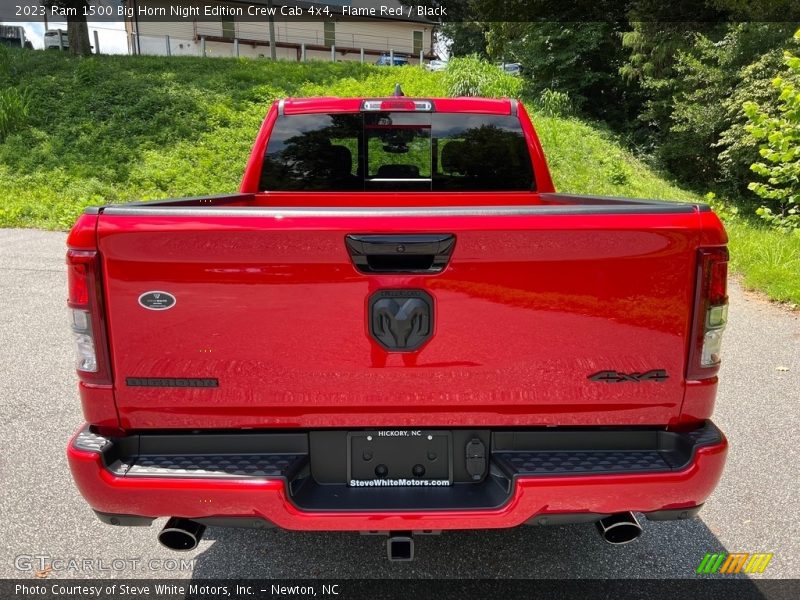 Flame Red / Black 2023 Ram 1500 Big Horn Night Edition Crew Cab 4x4