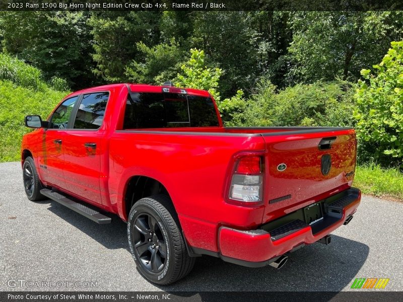 Flame Red / Black 2023 Ram 1500 Big Horn Night Edition Crew Cab 4x4