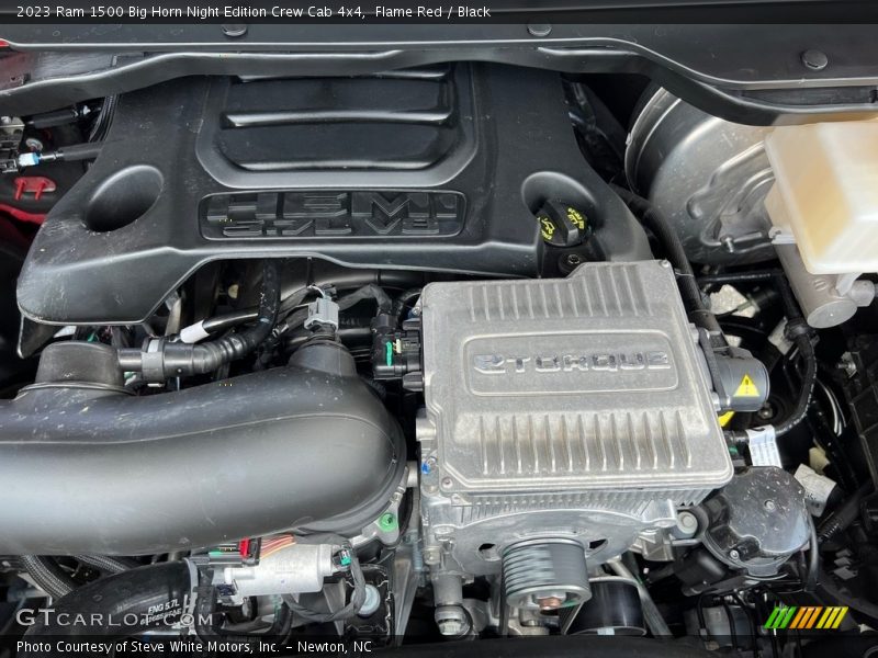  2023 1500 Big Horn Night Edition Crew Cab 4x4 Engine - 5.7 Liter HEMI OHV 16-Valve VVT MDS V8
