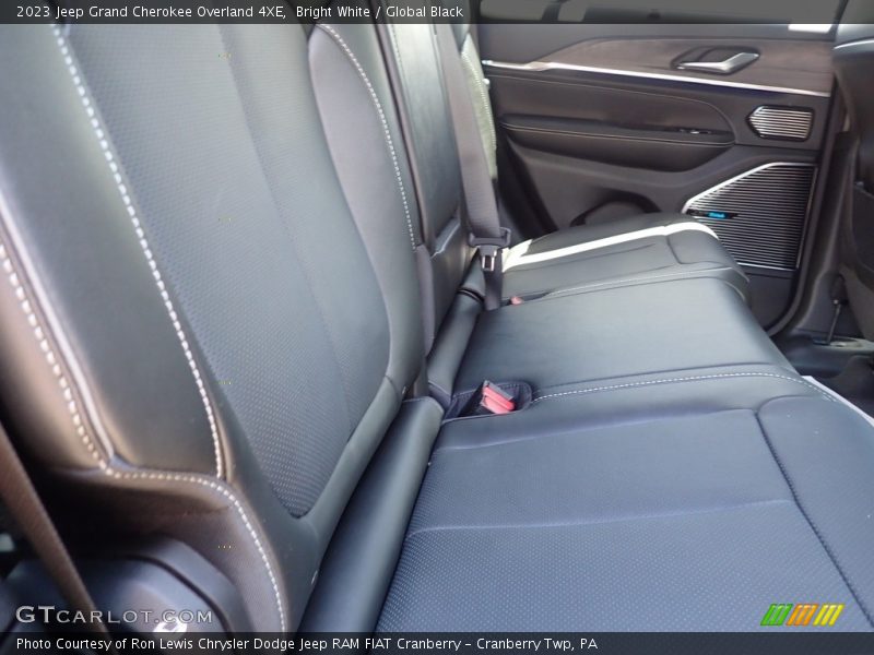 Bright White / Global Black 2023 Jeep Grand Cherokee Overland 4XE