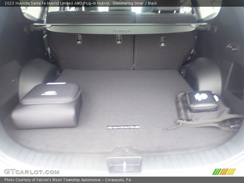 Shimmering Silver / Black 2023 Hyundai Santa Fe Hybrid Limited AWD Plug-In Hybrid
