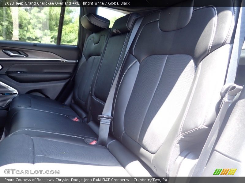 Bright White / Global Black 2023 Jeep Grand Cherokee Overland 4XE