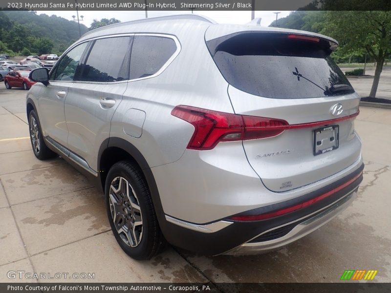 Shimmering Silver / Black 2023 Hyundai Santa Fe Hybrid Limited AWD Plug-In Hybrid