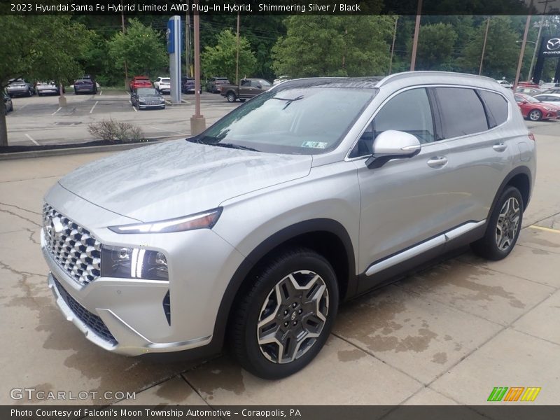 Front 3/4 View of 2023 Santa Fe Hybrid Limited AWD Plug-In Hybrid