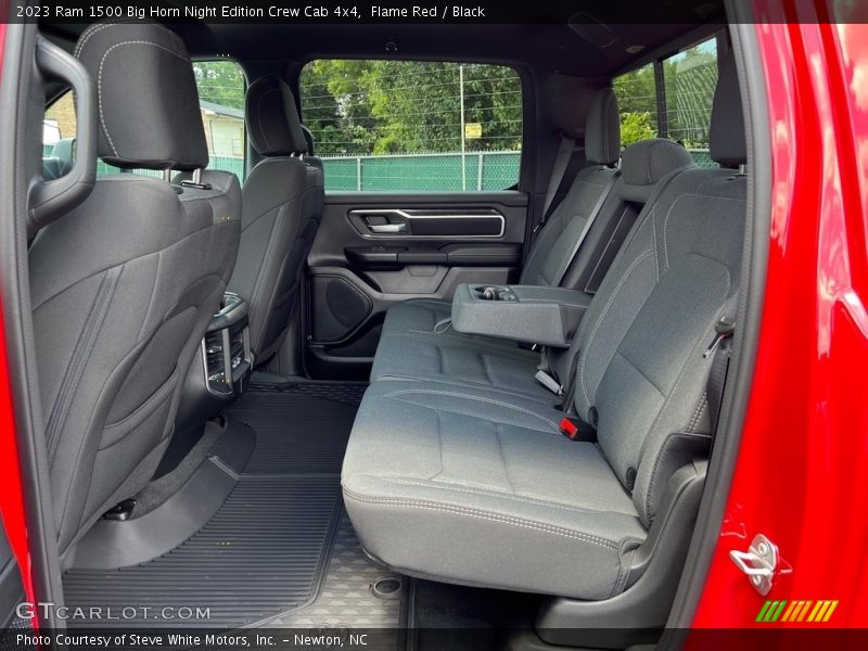 Rear Seat of 2023 1500 Big Horn Night Edition Crew Cab 4x4