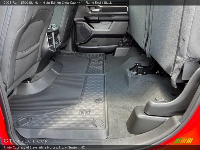 Rear Seat of 2023 1500 Big Horn Night Edition Crew Cab 4x4