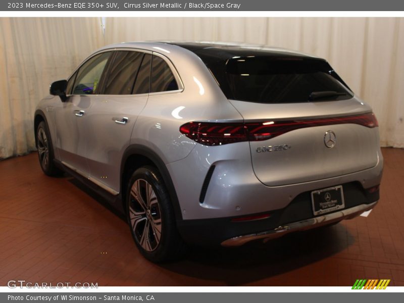Cirrus Silver Metallic / Black/Space Gray 2023 Mercedes-Benz EQE 350+ SUV