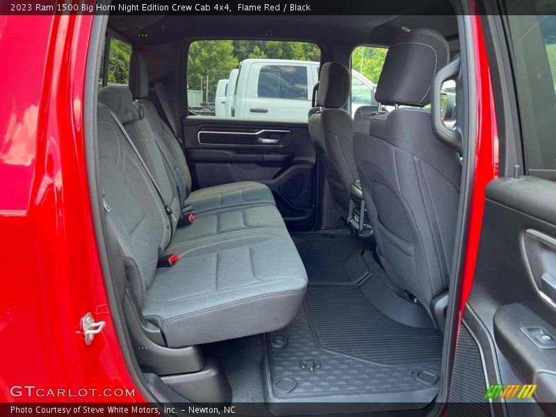 Rear Seat of 2023 1500 Big Horn Night Edition Crew Cab 4x4