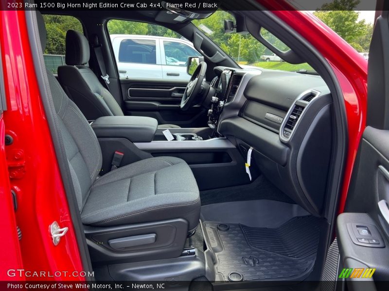 Front Seat of 2023 1500 Big Horn Night Edition Crew Cab 4x4