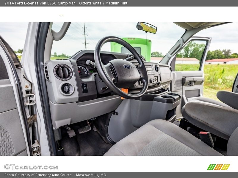 Oxford White / Medium Flint 2014 Ford E-Series Van E350 Cargo Van