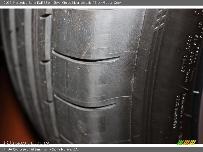 Cirrus Silver Metallic / Black/Space Gray 2023 Mercedes-Benz EQE 350+ SUV