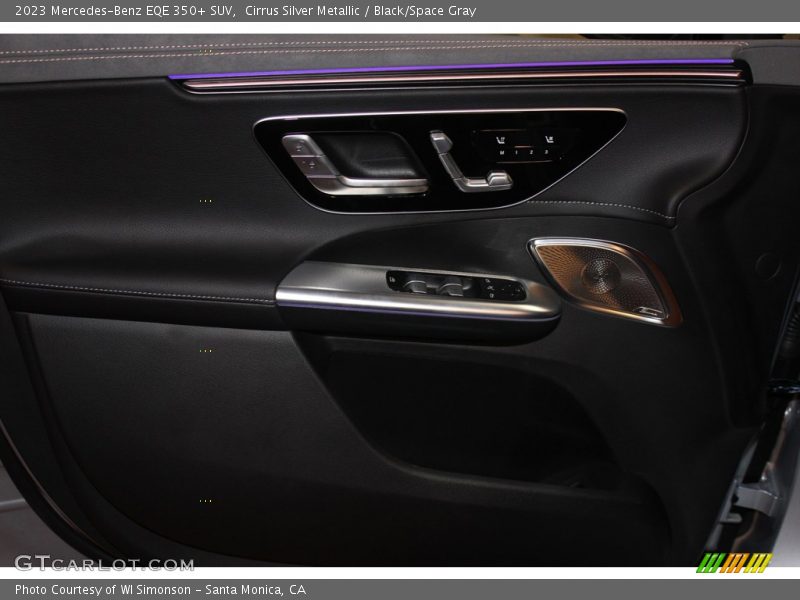 Cirrus Silver Metallic / Black/Space Gray 2023 Mercedes-Benz EQE 350+ SUV