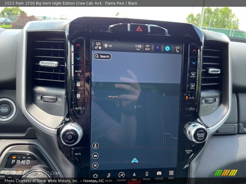 Navigation of 2023 1500 Big Horn Night Edition Crew Cab 4x4