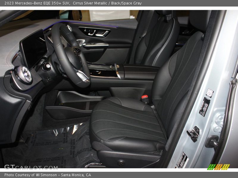 Cirrus Silver Metallic / Black/Space Gray 2023 Mercedes-Benz EQE 350+ SUV