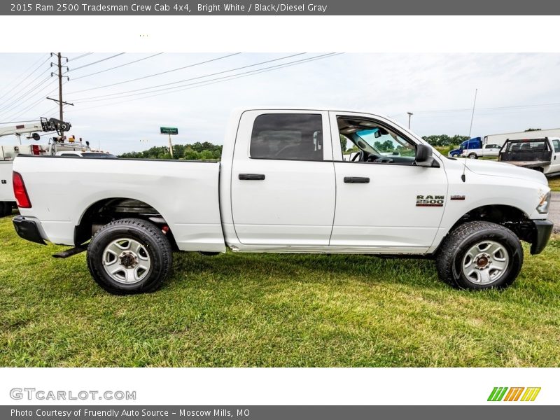 Bright White / Black/Diesel Gray 2015 Ram 2500 Tradesman Crew Cab 4x4