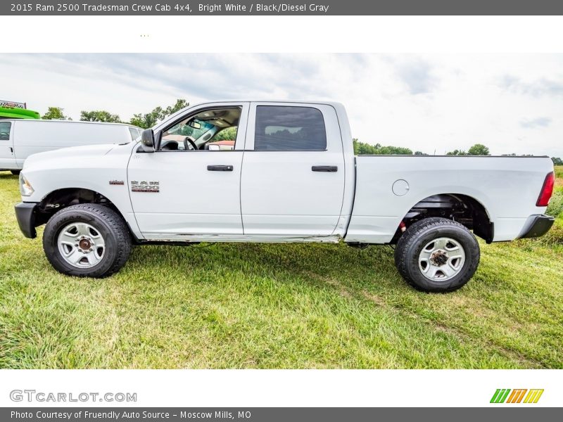 Bright White / Black/Diesel Gray 2015 Ram 2500 Tradesman Crew Cab 4x4