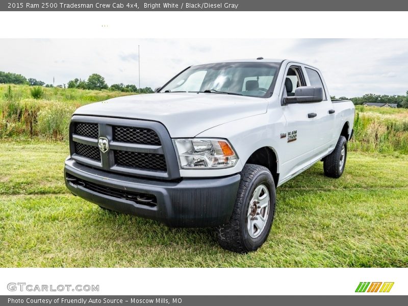 Bright White / Black/Diesel Gray 2015 Ram 2500 Tradesman Crew Cab 4x4