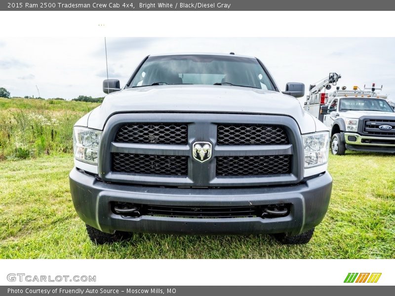 Bright White / Black/Diesel Gray 2015 Ram 2500 Tradesman Crew Cab 4x4