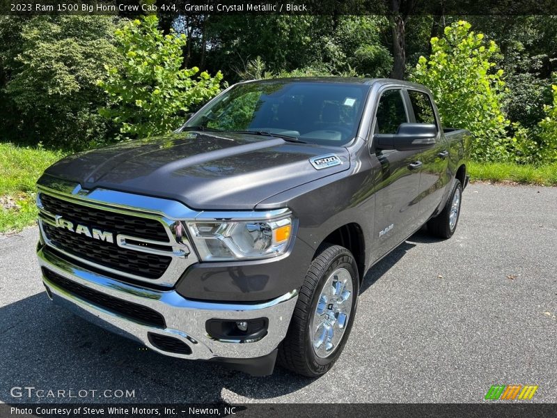 Granite Crystal Metallic / Black 2023 Ram 1500 Big Horn Crew Cab 4x4