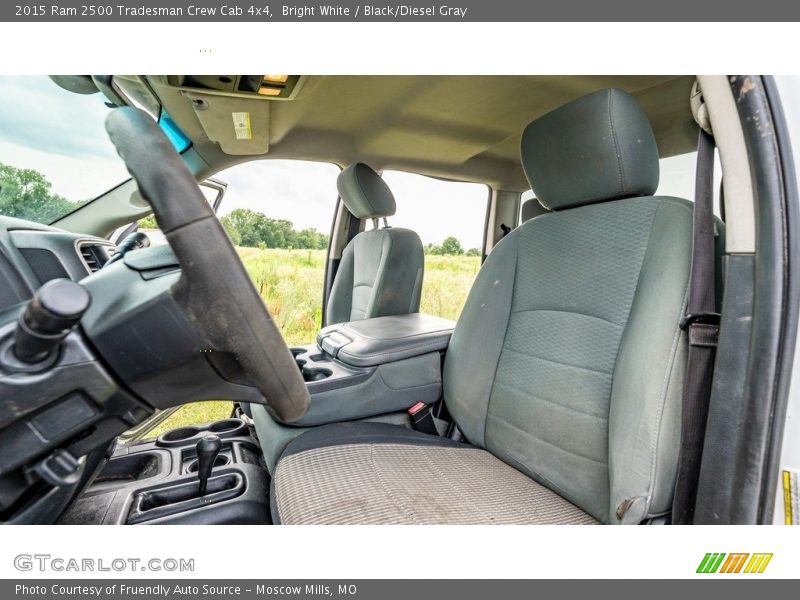 Bright White / Black/Diesel Gray 2015 Ram 2500 Tradesman Crew Cab 4x4