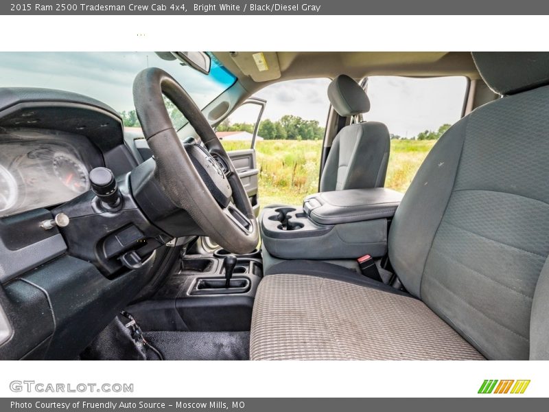 Bright White / Black/Diesel Gray 2015 Ram 2500 Tradesman Crew Cab 4x4