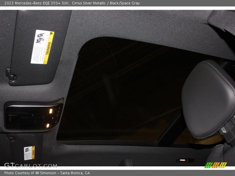 Cirrus Silver Metallic / Black/Space Gray 2023 Mercedes-Benz EQE 350+ SUV