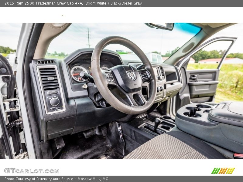 Bright White / Black/Diesel Gray 2015 Ram 2500 Tradesman Crew Cab 4x4