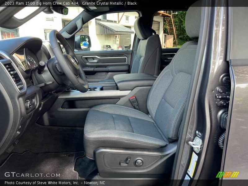 Front Seat of 2023 1500 Big Horn Crew Cab 4x4