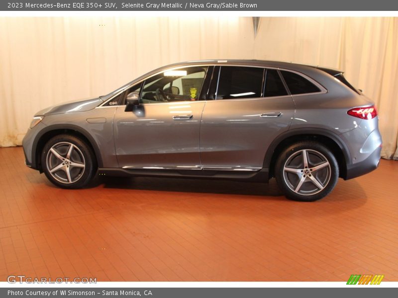 Selenite Gray Metallic / Neva Gray/Sable Brown 2023 Mercedes-Benz EQE 350+ SUV