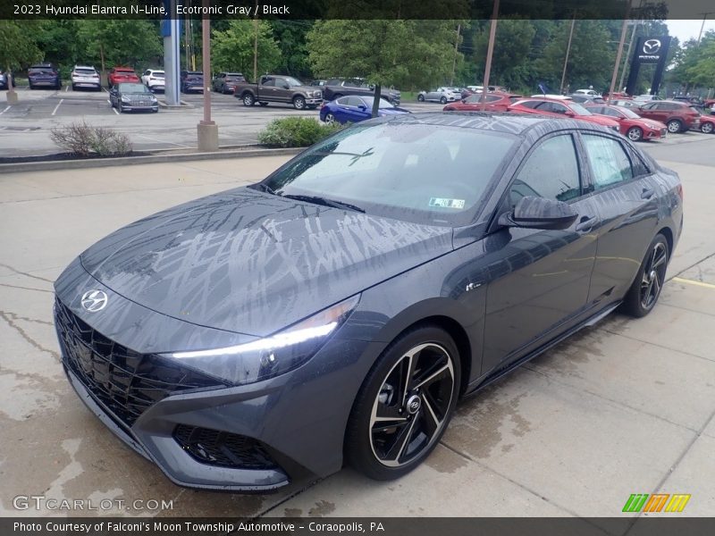 Ecotronic Gray / Black 2023 Hyundai Elantra N-Line