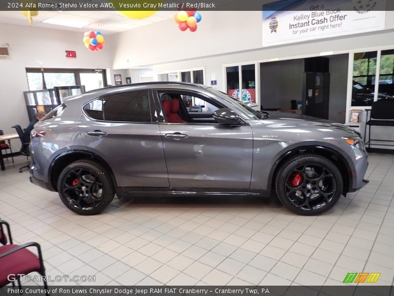  2024 Stelvio Veloce AWD Vesuvio Gray Metallic