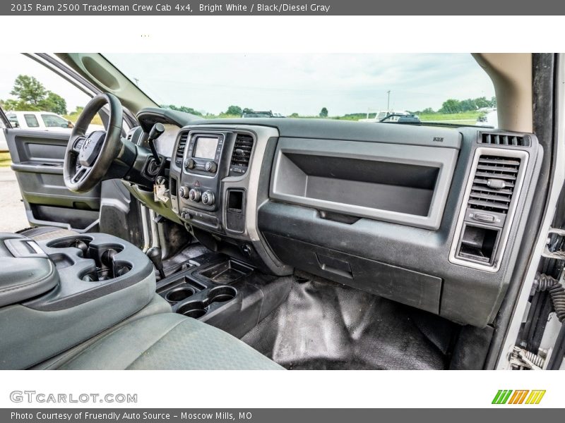 Bright White / Black/Diesel Gray 2015 Ram 2500 Tradesman Crew Cab 4x4