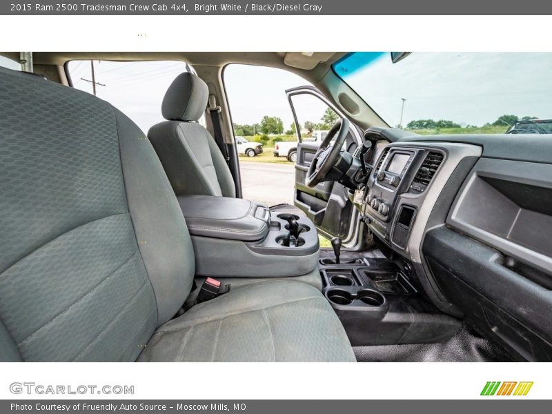 Bright White / Black/Diesel Gray 2015 Ram 2500 Tradesman Crew Cab 4x4